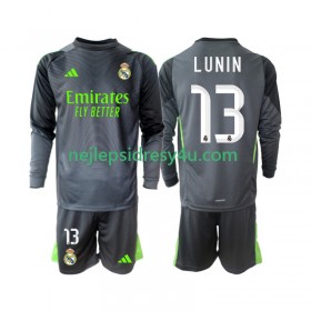 Fotbalový Dres Real Madrid Andriy Lunin 13 Brankářské Dětské Alternativní 2025/26 Dlouhý Rukáv